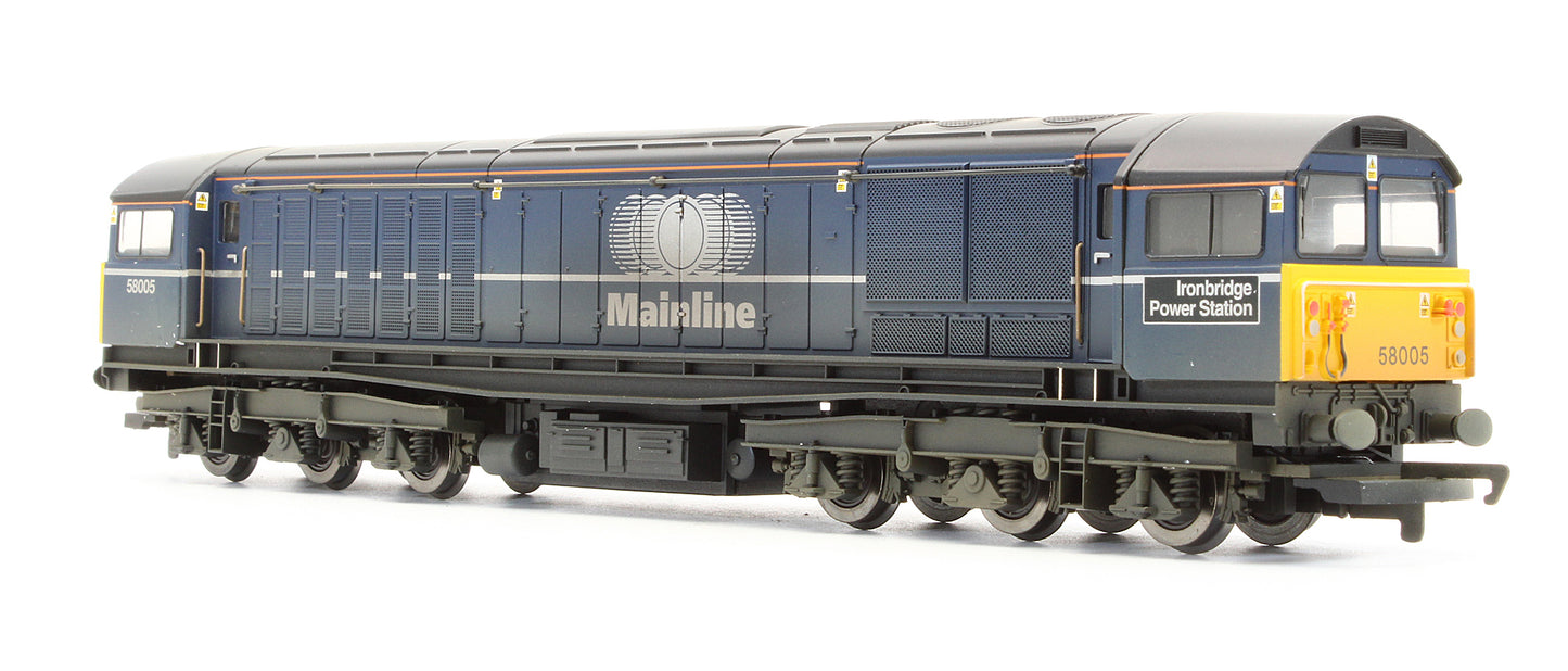 Pre-Owned R2336 Mainline Blue Class 58 Diesel Locomotive Twin Pack - Weathered