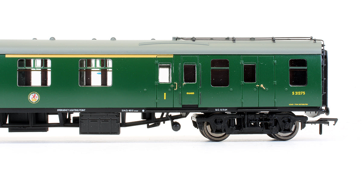 Pre-Owned BR MK1 BCK Brake Composite Corridor Coach (SR) Green 'S21275'