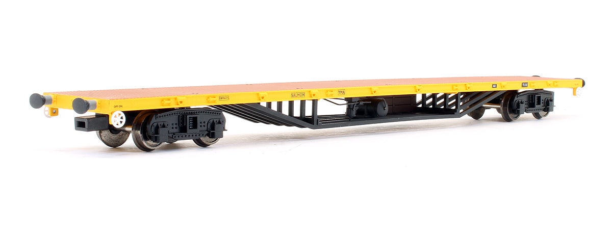 Pre-Owned SA006 Engineers Yellow (Air Braked) Salmon Bogie Wagon 'DB 996272'
