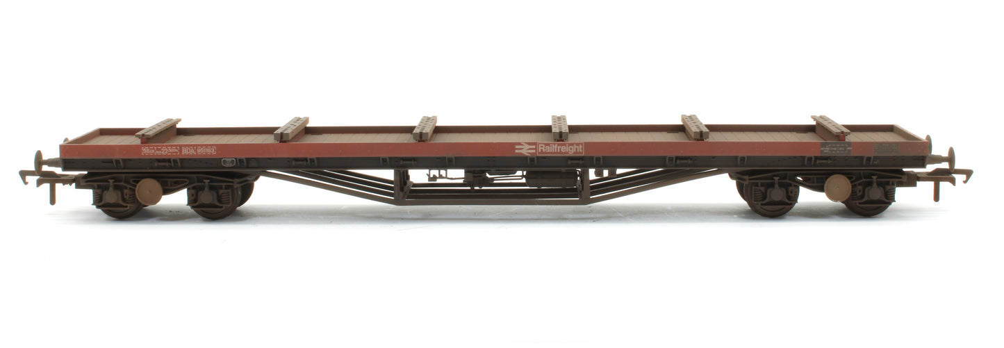 Pre-Owned 38-151A BDA Bogie Bolster Wagon Railfreight '951163' - Custom Weathered