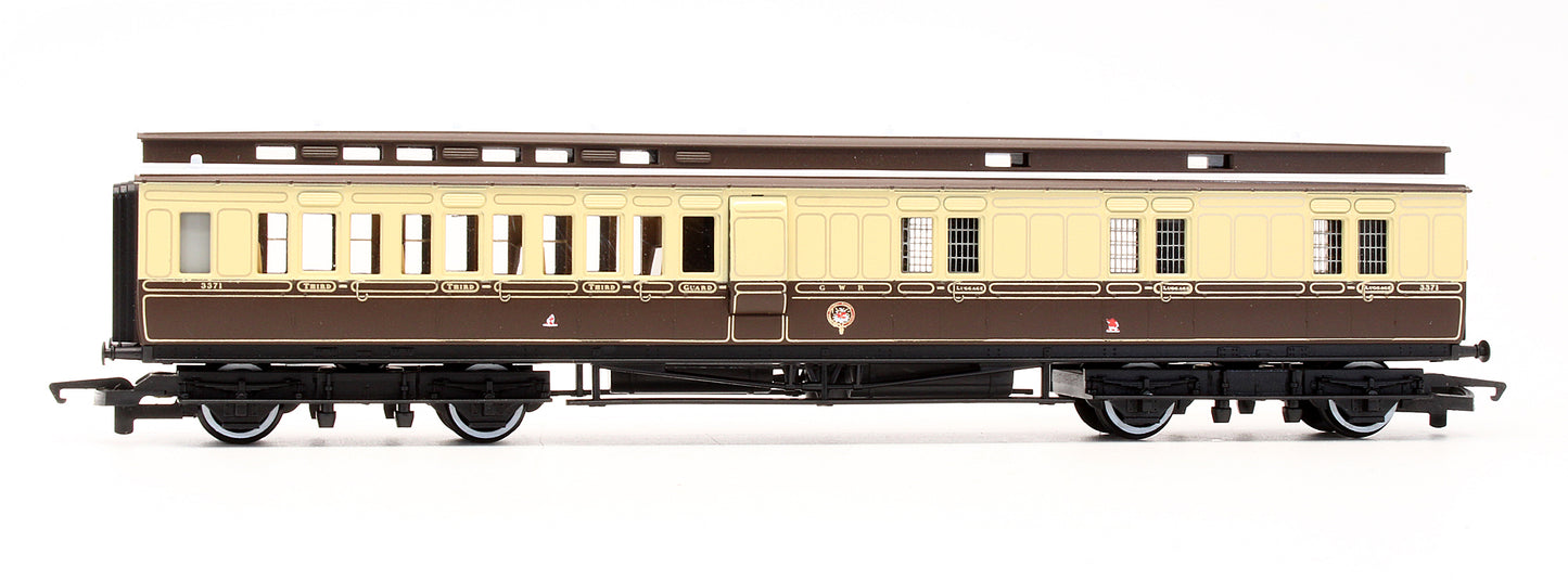 Pre-Owned R488 GWR Clerestory Brake 3rd Coach '3371'