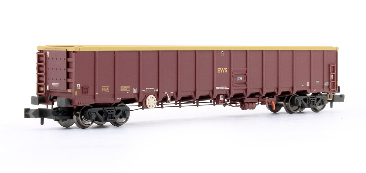 Pre-Owned MBA Megabox High Sided Bogie Box Wagon With Buffers EWS (Weathered)