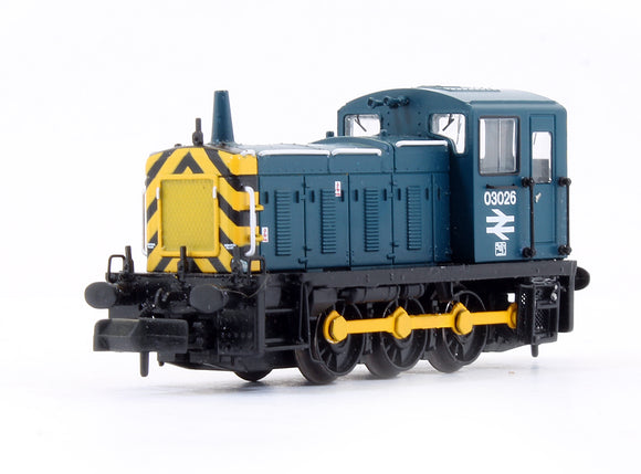 Pre-Owned Class 03 Diesel Shunter 03026 BR Blue Locomotive