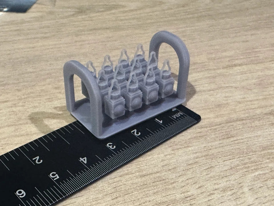 O Gauge Vintage Tail Lamps (Pack of 12) - Unpainted Model Kit