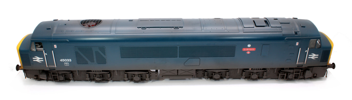 Class 45/0 45033 ‘Sirius’ BR blue Diesel Locomotive - Weathered