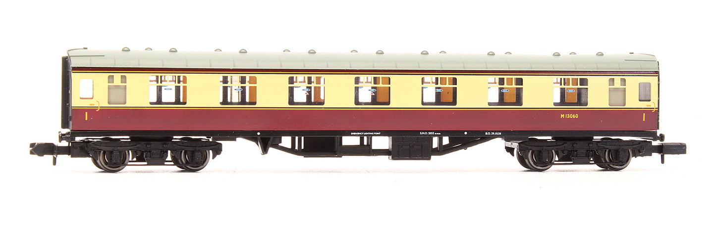 Pre-Owned 374-150B MK1 FK First Corridor Coach BR Crimson & Cream 'M13060'