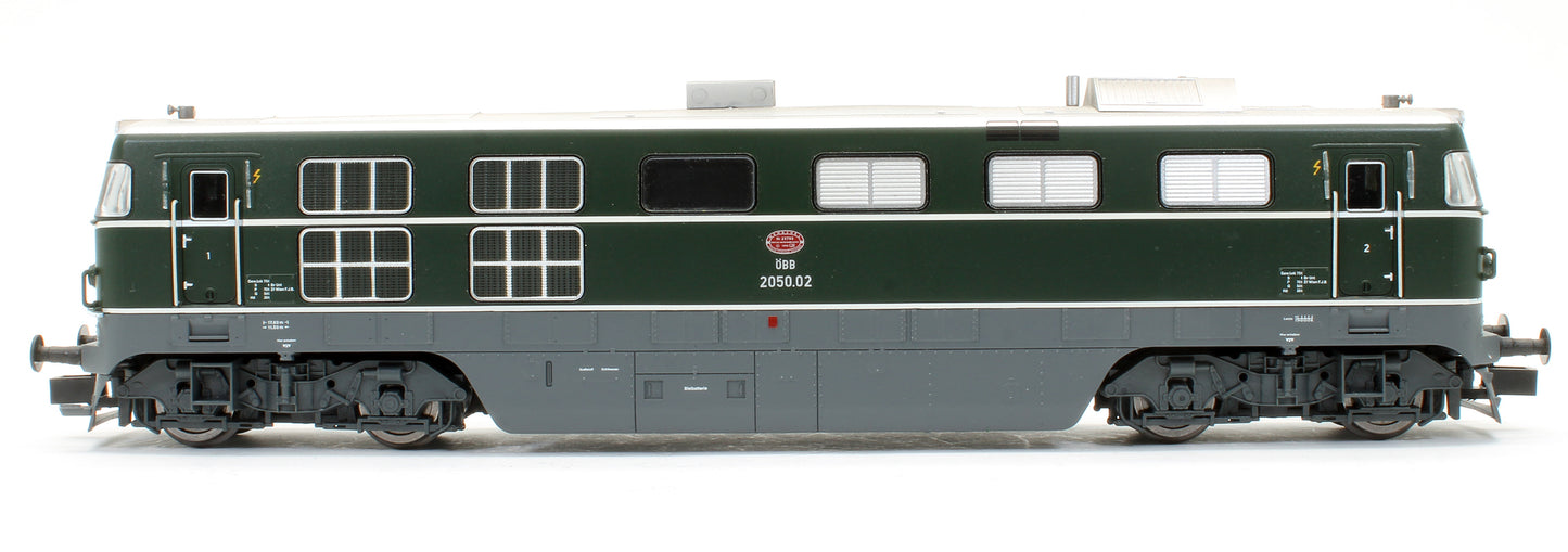 Pre-Owned HR2851 2050.02 ÖBB Green Livery Diesel Locomotive - DCC Fitted
