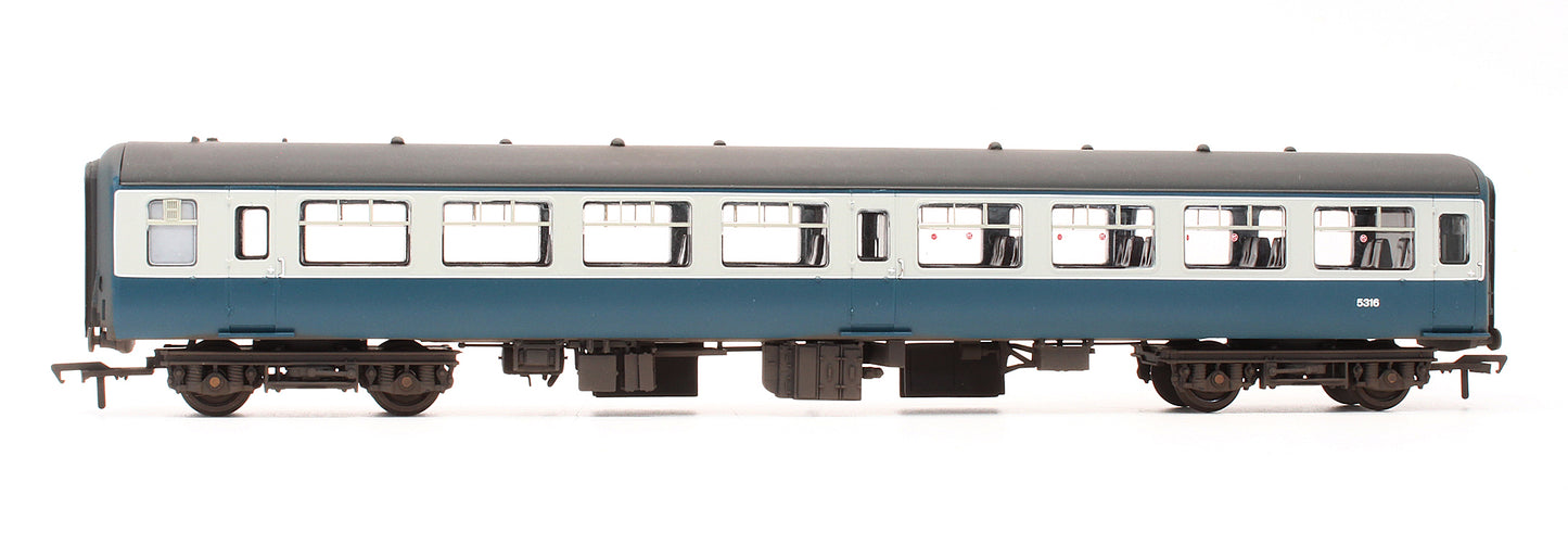 Pre-Owned 39-360C BR MK2A TSO Tourist Second Open Blue & Grey 5316 - Custom Weathered