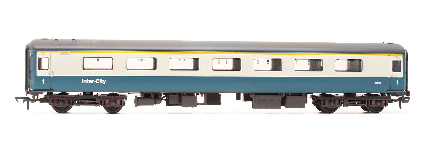 Pre-Owned 39-650 BR MK2F FO First Open Coach Blue & Grey Inter-City E3418 - Custom Weathered