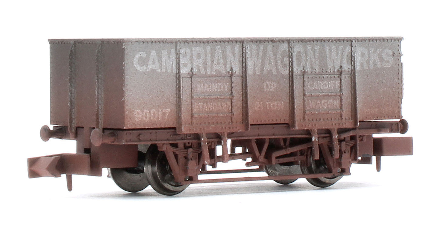 2F-038-062 20T Steel Mineral Cambrian Wagon Works 90017 - Weathered