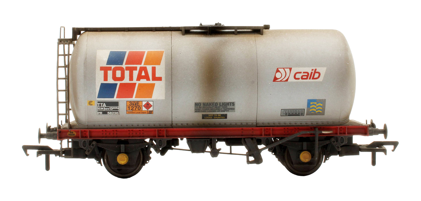 Pre-Owned 37-580A TTA Tank Wagon Total Grey - Custom Weathered