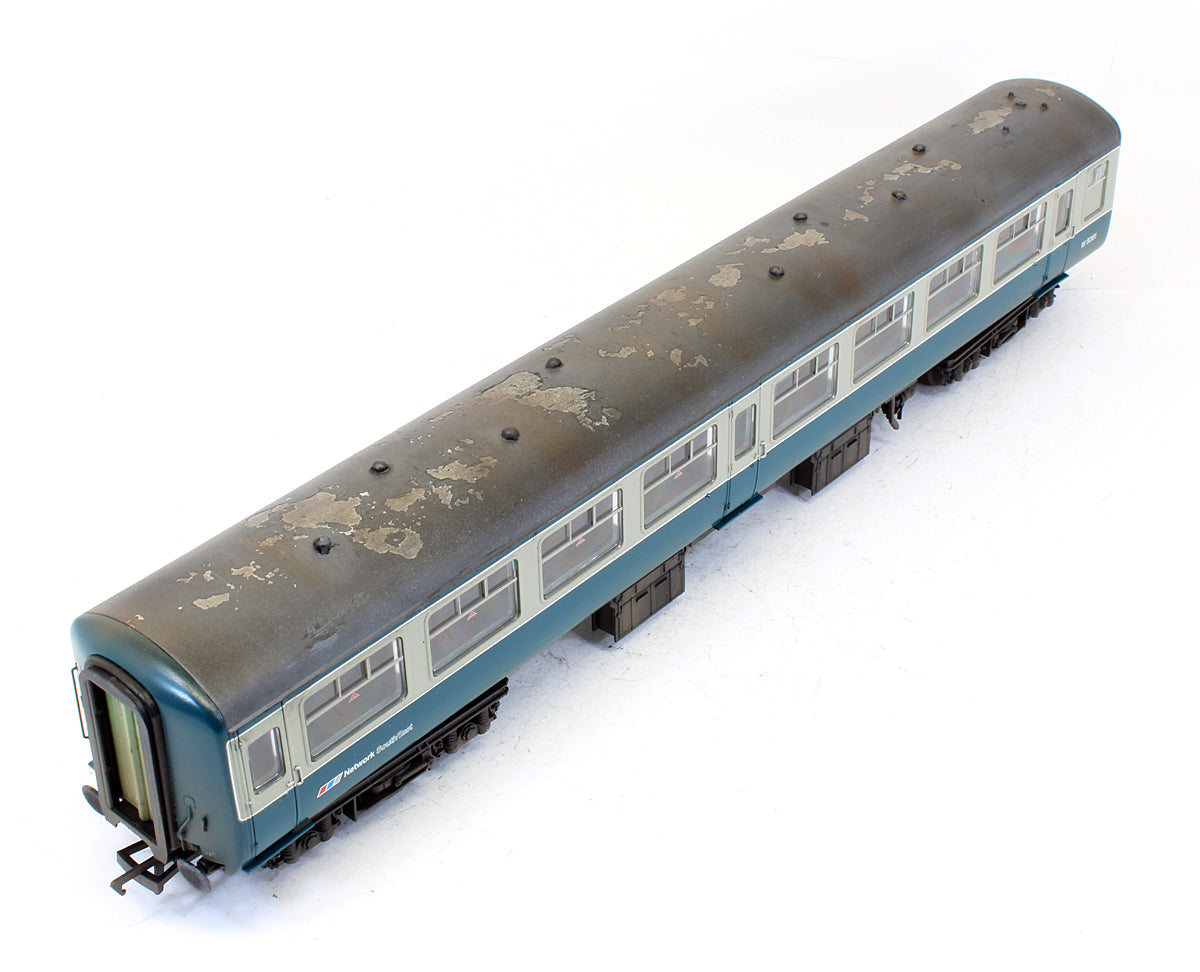 Pre-Owned MK2 TSO Two Coach Set Blue & Grey Network Southeast - Custom Weathered - Exclusive Edition