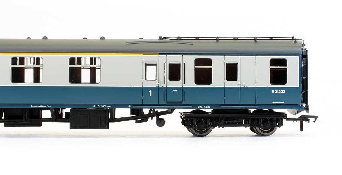 Pre-Owned 39-225A BR MK1 BCK Brake Composite Corridor Blue & Grey 'E21222'