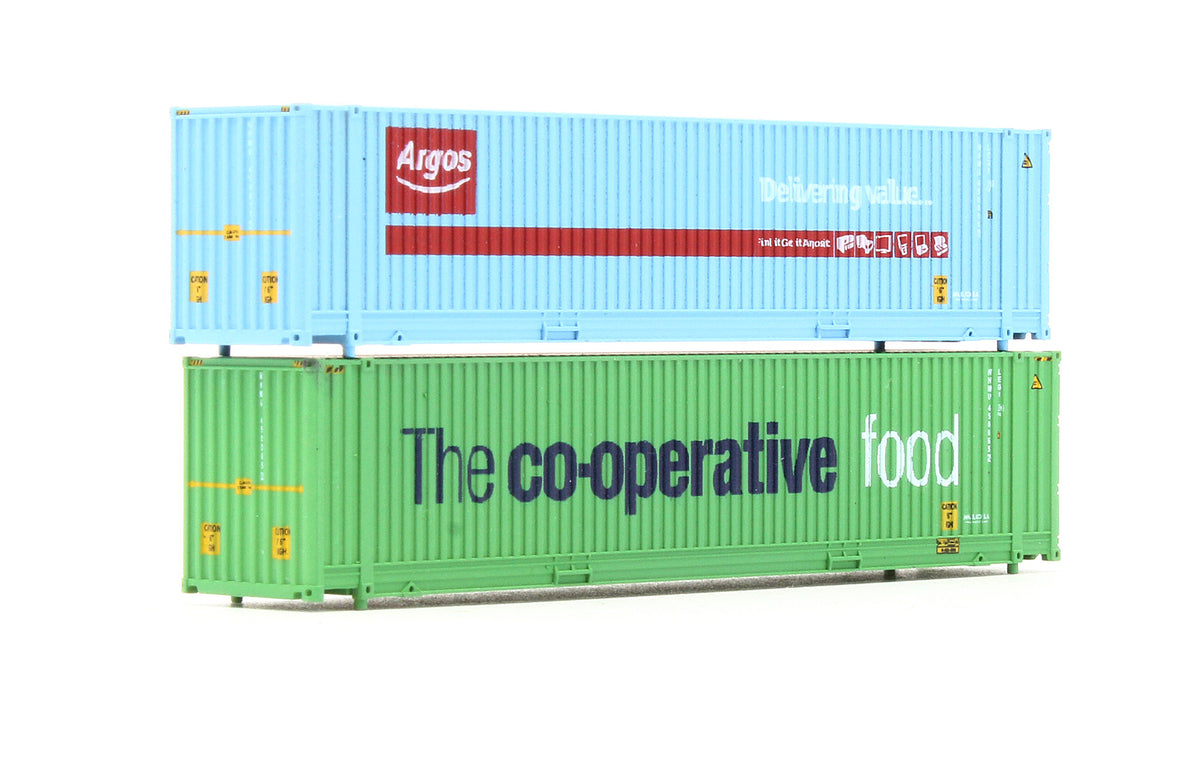 Pre-Owned Set Of 2 45ft High Cube Containers Argos & COOP