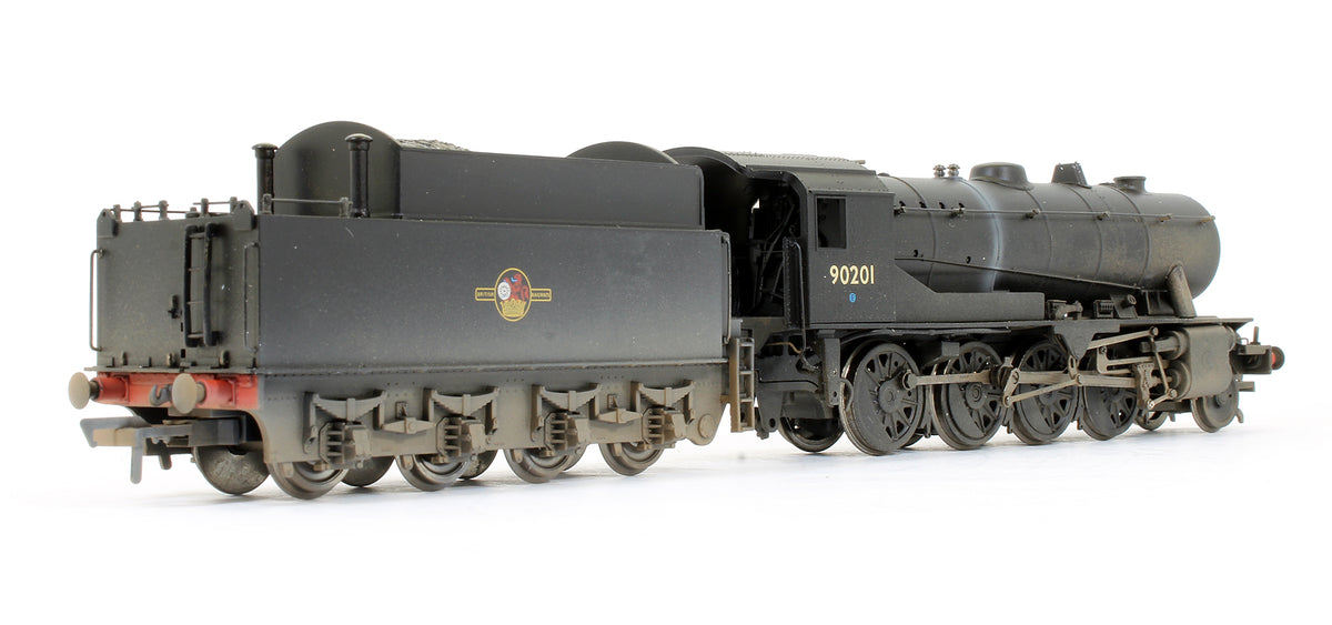 Pre-Owned WD 2-8-0 Austerity '90201' BR Black Late Crest Steam Locomotive (Weathered)
