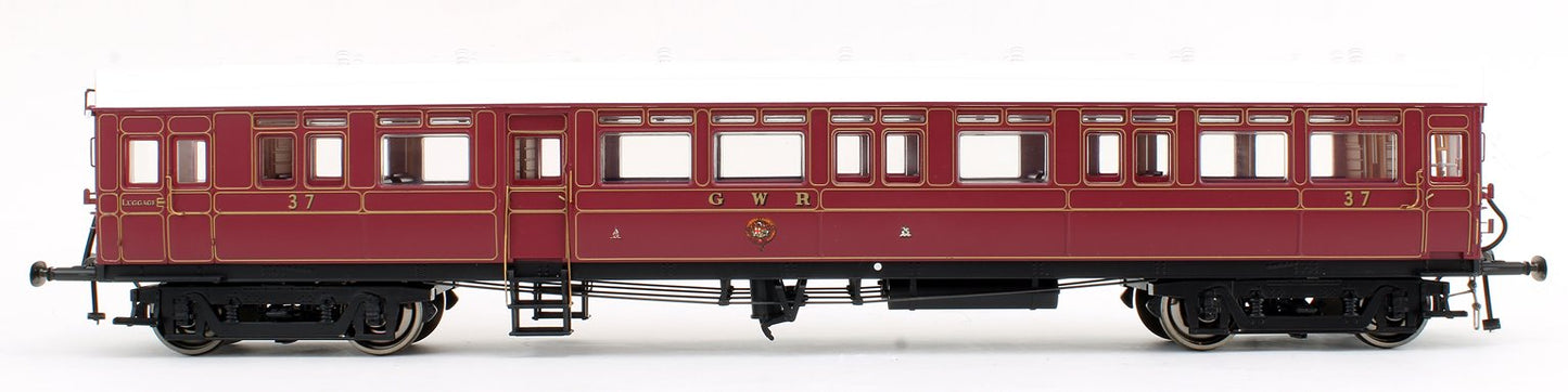 Pre-Owned 7P-004-007 Autocoach GWR Lined Crimson 37