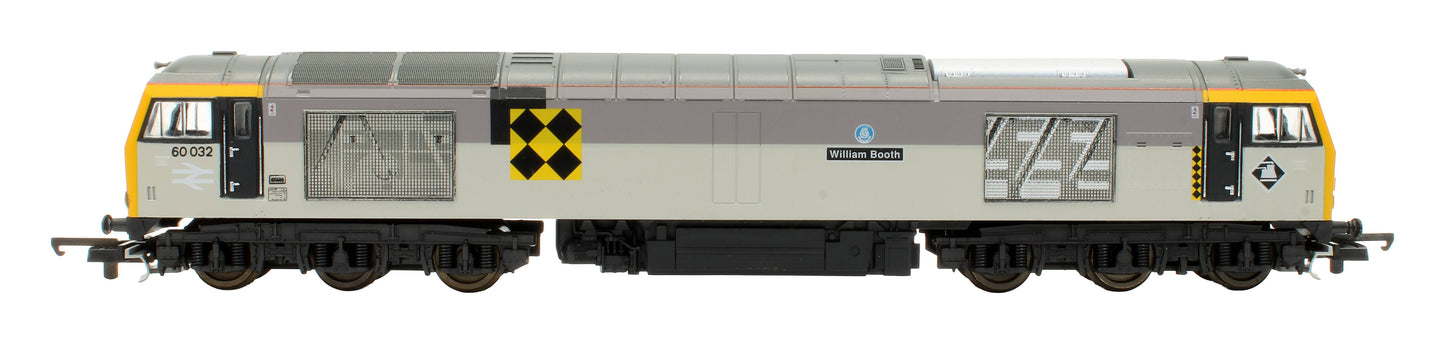 Pre-Owned 204806A5 British Rail Railfreight two-tone grey Class 60 60032 'William Booth' Diesel Locomotive