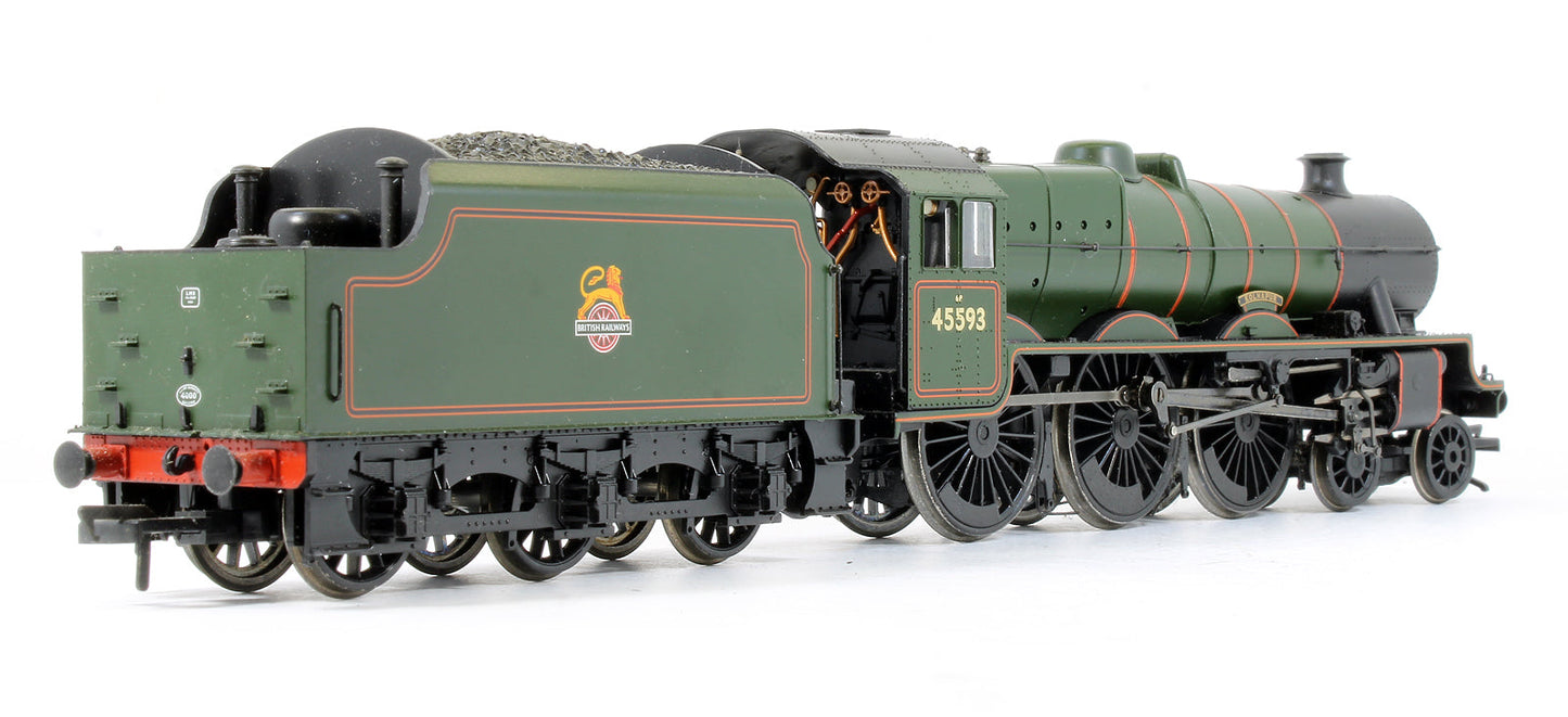 Pre-Owned 31-177DS Jubilee Class 45593 'Kolhapur' BR Lined Green Early Emblem Steam Locomotive (DCC Ready)