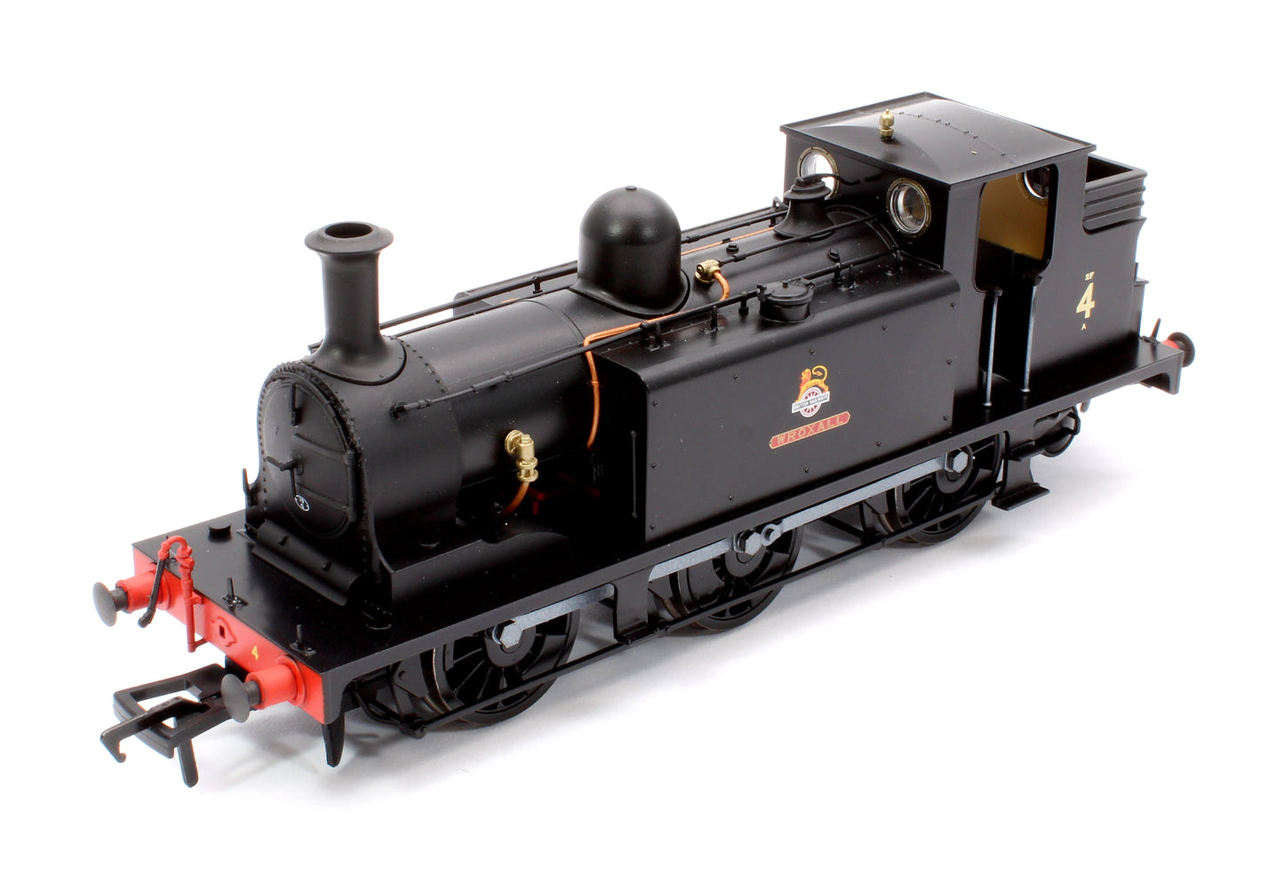 LBSCR Stroudley ‘E1’ 0-6-0T No. 4 Wroxall in BR unlined black with early emblem - Steam Tank Locomotive