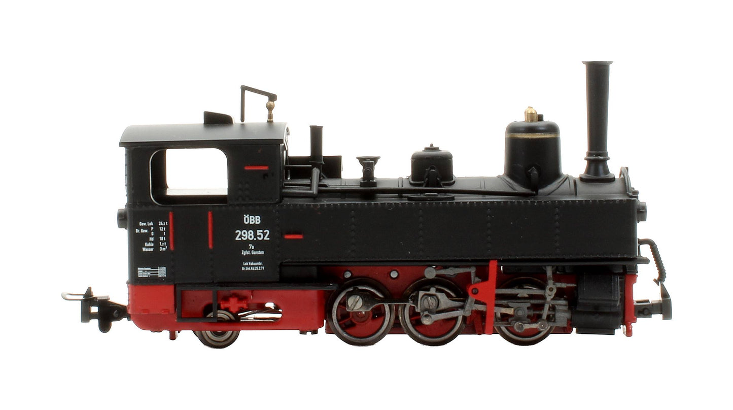Pre-Owned L141488 H0e Tank Locomotive Type U, Series '298.52', Austrian Federal Railways (ÖBB), Era III/IV Steam Locomotive