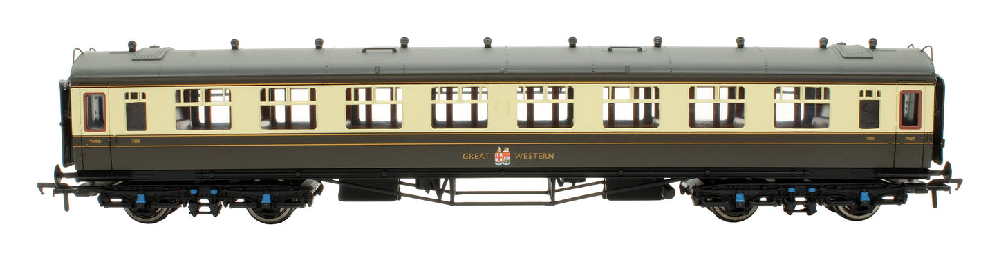 Pre-Owned 34-125C Collett GWR Hawksworth 60' 1st / 3rd Coach '7050'