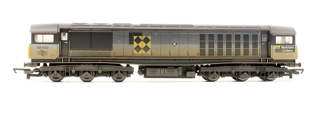 Pre-Owned Coal Sector Class 58003 'Markham Colliery' Diesel Locomotive - Weathered