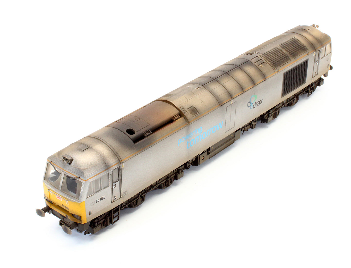 Pre-Owned DRAX Class 60066 Diesel Locomotive - Custom Weathered - DCC Fitted