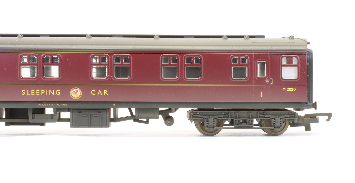 Pre-Owned BR Maroon MK1 Sleeper Coach (Midland Region) 'M2020' - Weathered