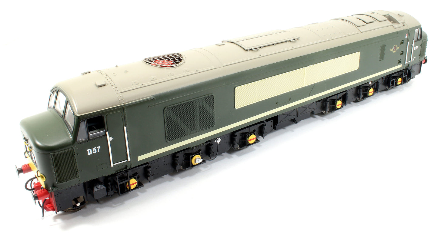 Pre-Owned Class 45/1 D57 BR Green with Small Yellow Panels Diesel Locomotive