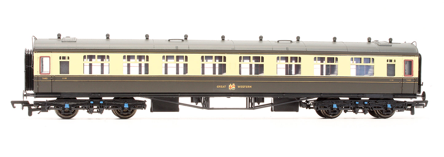 Pre-Owned 34-050B Collett 60' 3rd Coach Chocolate & Cream GW Hawksworth '1118'