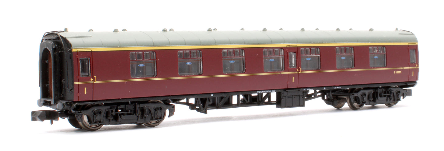 Pre-Owned BR Maroon Mk1 FK 1st Corridor Passenger Coach No.E13333