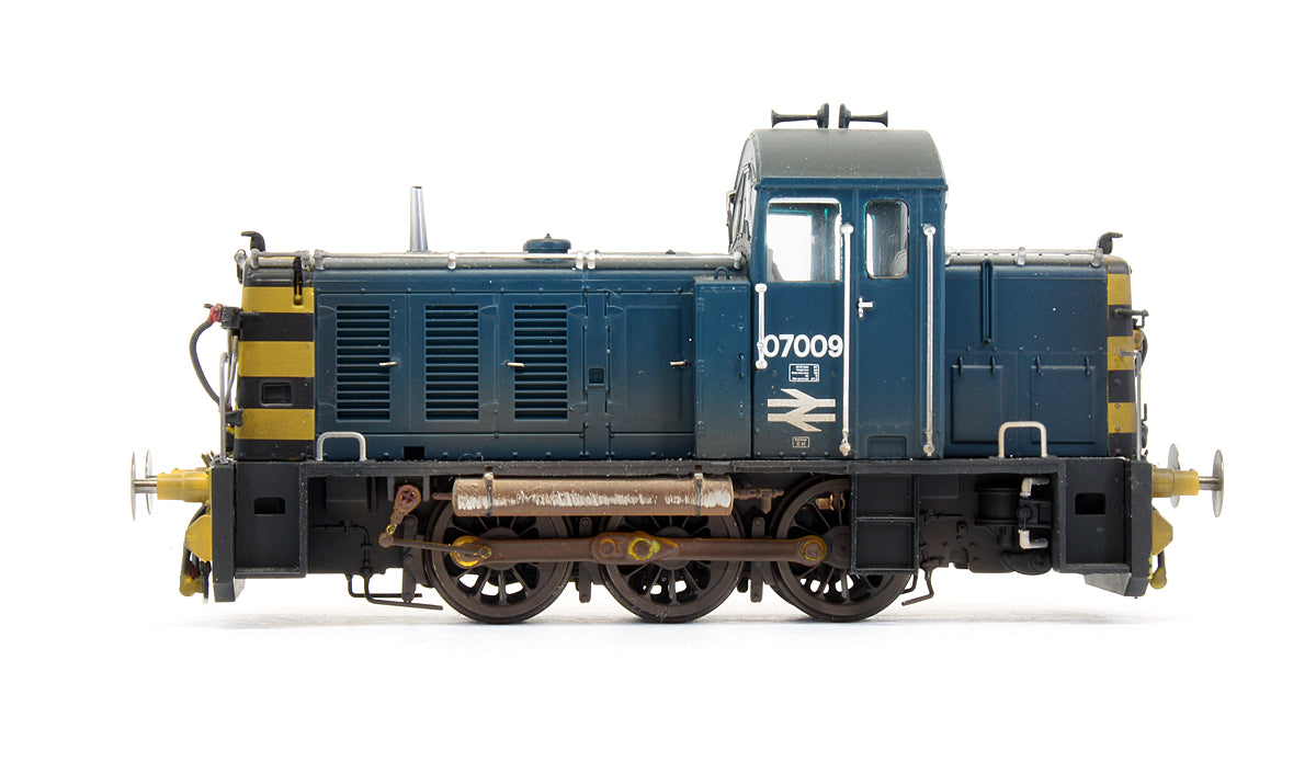 Pre-Owned Class 07009 (V2) BR Blue Diesel Locomotive - Weathered - DCC Fitted