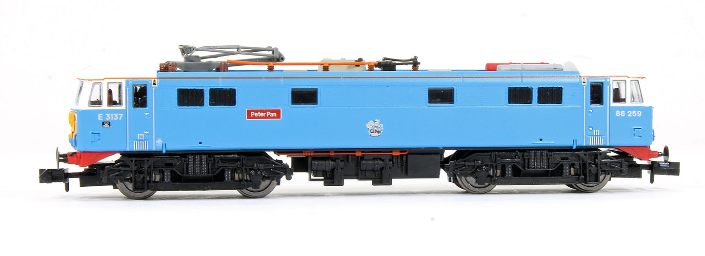 Pre-Owned 2D-026-002 Class 86 'Les Ross / Peter Pan' 86259 / E3137 Blue SYP Electric Locomotive - DCC Fitted