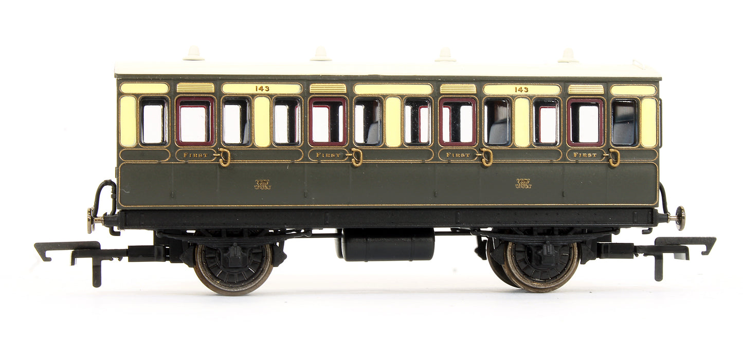 Pre-Owned R40065 GWR 4 Wheel 1st Class Coach No.143