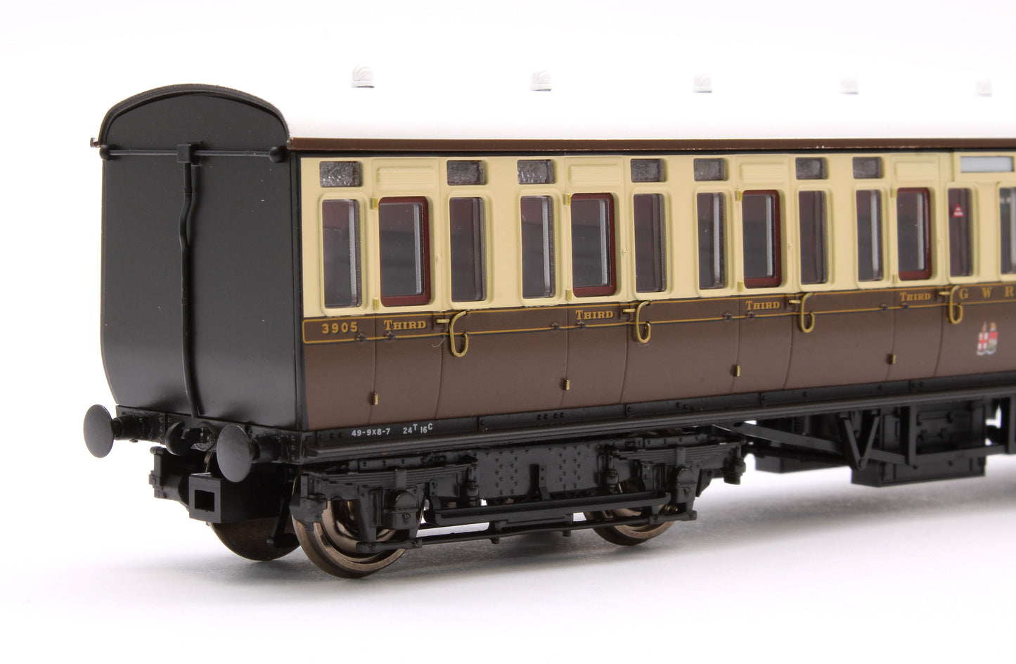 Pre-Owned GWR Toplight Mainline City Twin City Chocolate & Cream All 3rd 3905 Set 3