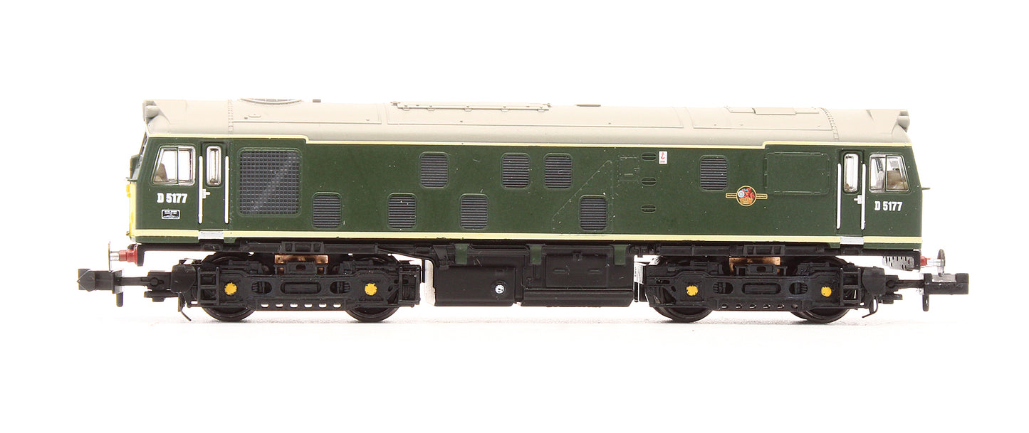 Pre-Owned 371-085A Class 25/1 D5177 BR Green Late Crest Diesel Locomotive - DCC Fitted