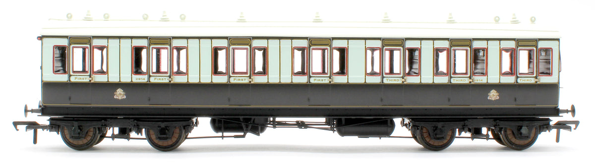 Pre-Owned 978009 48' LNWR ‘Evolution’ Bogie Coach Non-Corridor Carriage No.7981, No.1234 & No.2914 3-Pack