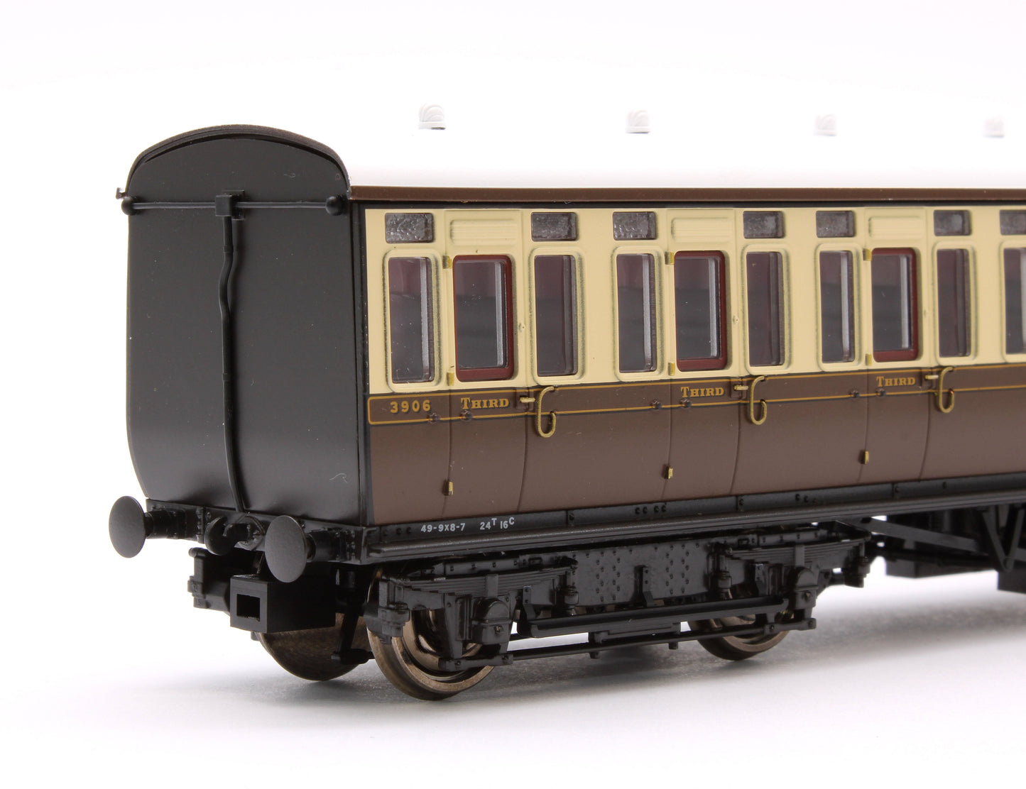 Pre-Owned GWR Toplight Mainline City Twin City Chocolate & Cream All 3rd 3906 Set 3