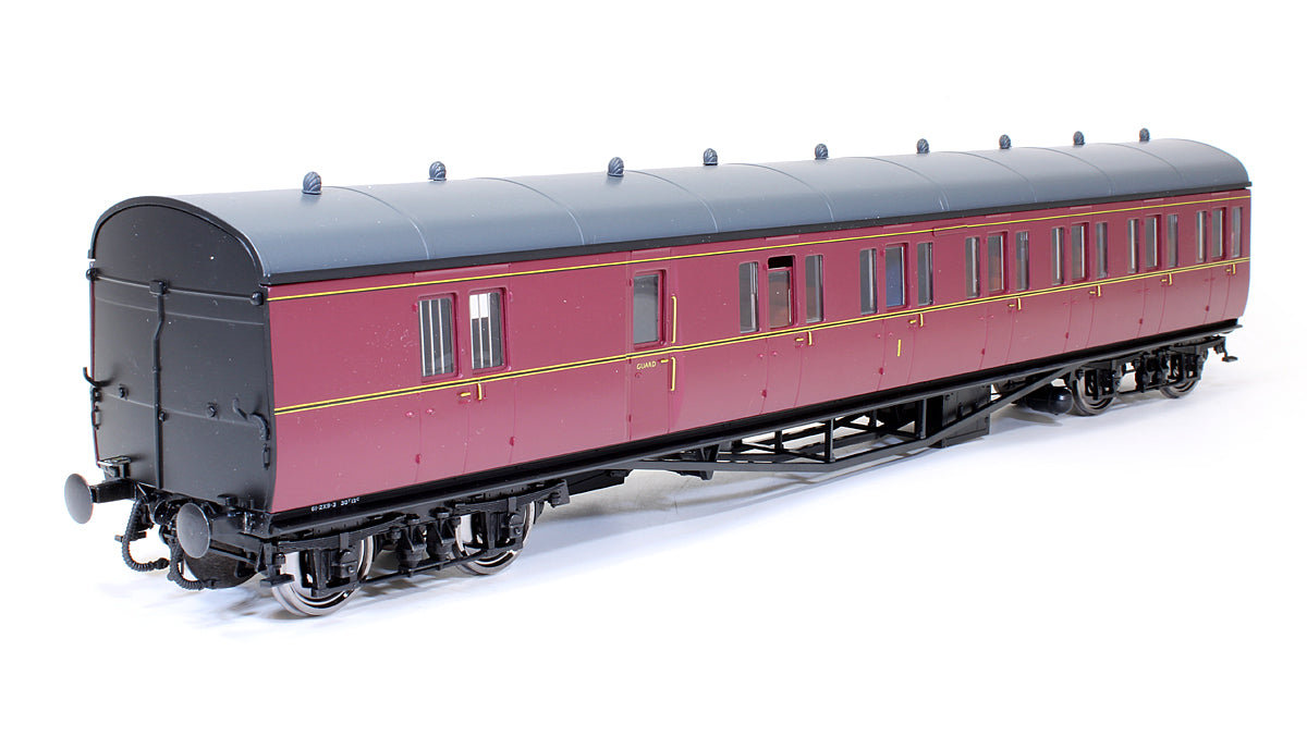 Pre-Owned No Division & Unnumbered BR Lined Maroon