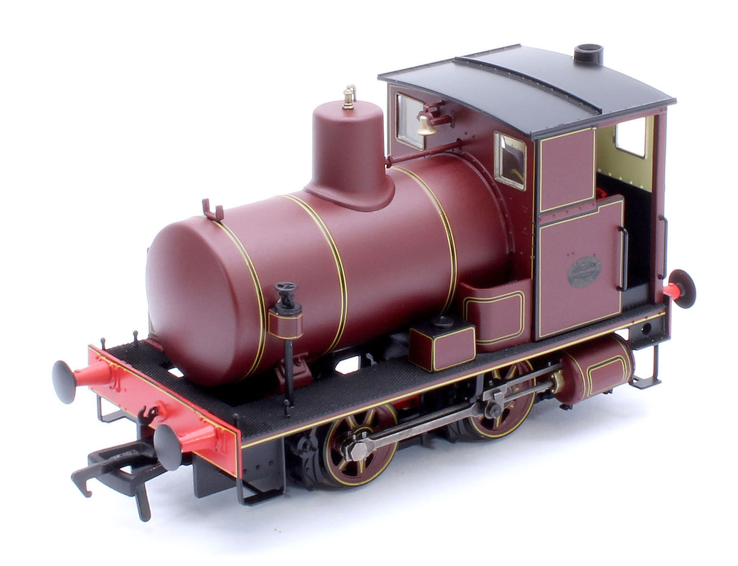 Andrew Barclay Fireless 0-4-0 - Lined Maroon Steam Locomotive