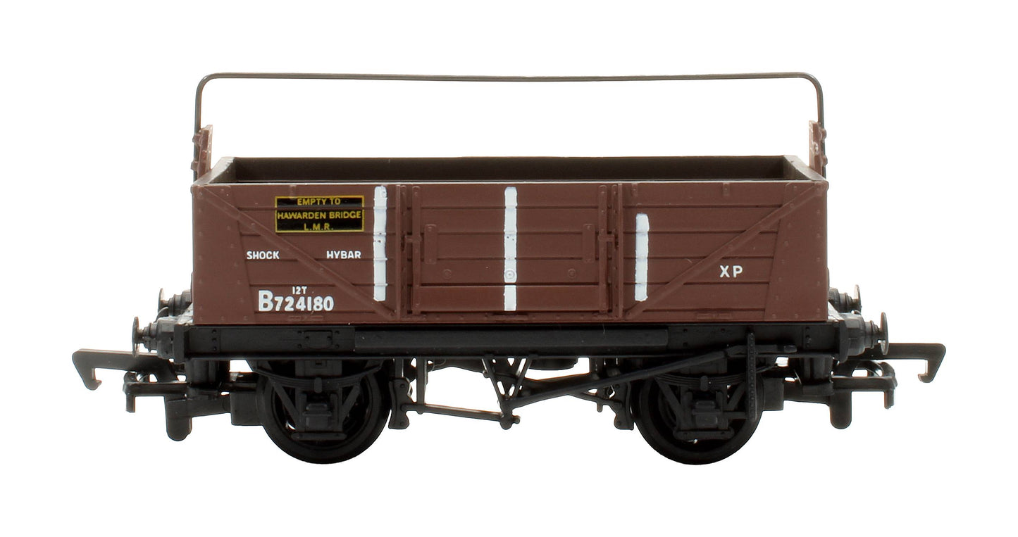Pre-Owned 33-227 12T Shock-Absorbing Wagon Hybar BR Brown 'B724180'