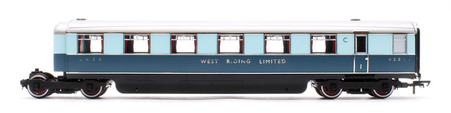 LNER West Riding Limited Double Open First Articulated Coach Pack