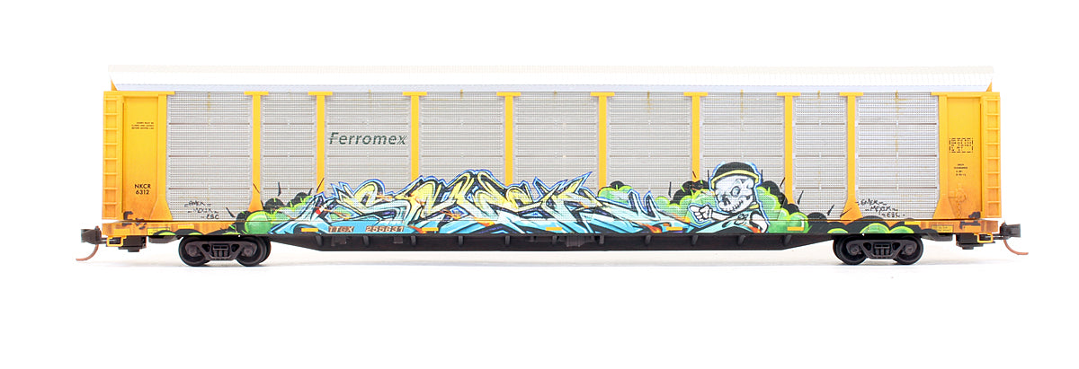 Pre-Owned 89' Tri-Level Closed Autorack TTX / Ferromex - Road # TTGX 255631 - Weathered