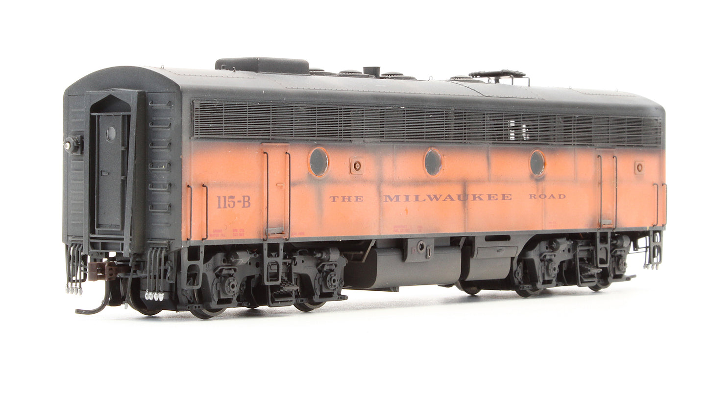 Pre-Owned Genesis Milwaukee Road F-7A/F - 7B Set Freight - Custom Weathered - DCC Fitted