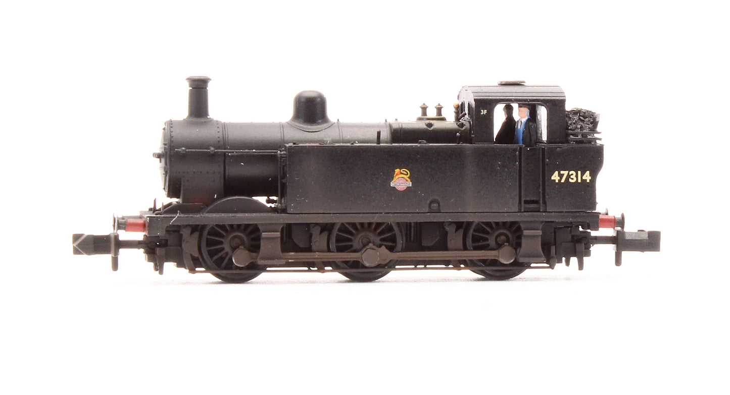 Pre-Owned 372-211A Class 3F Jinty 47314 BR Black Early Emblem Steam Locomotive - DCC Fitted - Custom Weathered