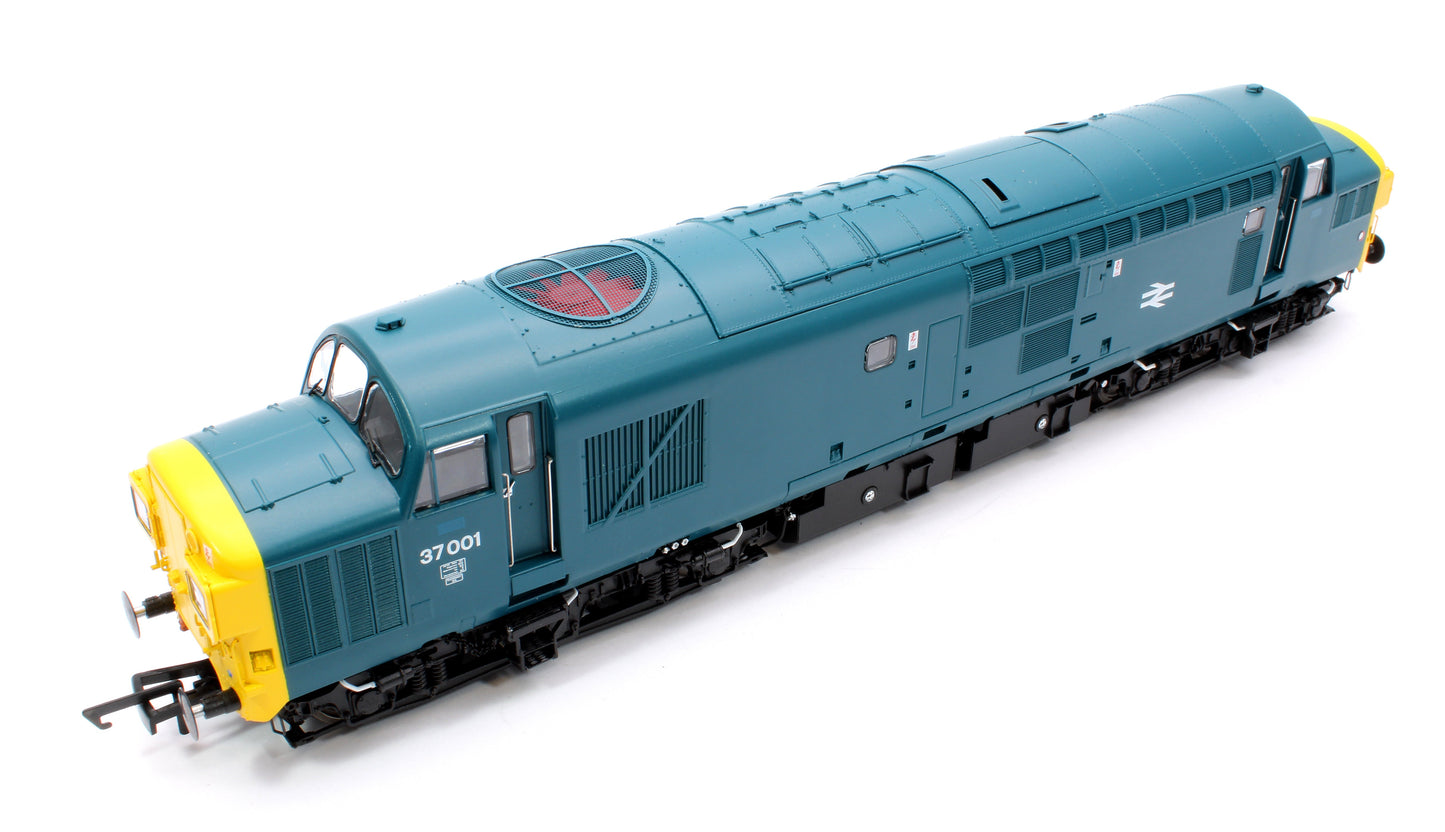 Pre-Owned Class 37/0 37001 BR Blue Diesel Locomotive - DCC Fitted