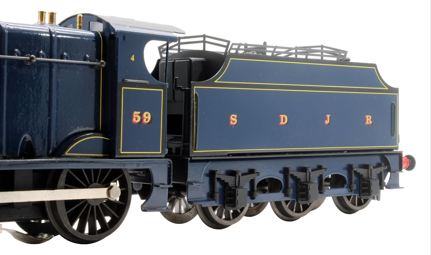 Pre-Owned E5E S&DJR Lined Gloss Blue Class 4f 0-6-0 59 Steam Locomotive