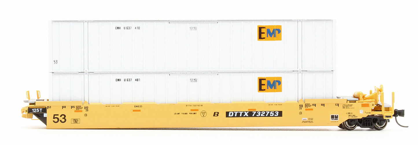 Pre-Owned Gunderson MAXI-IV Double Stack Car TTX No.2 - Road #732753