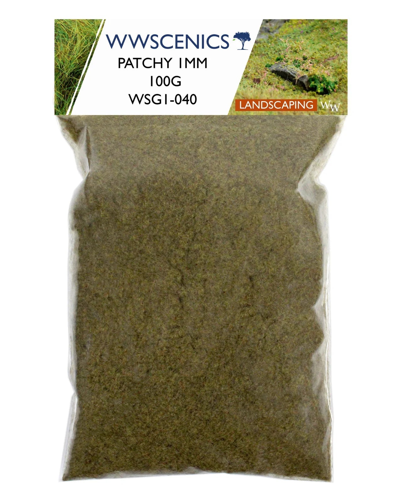 1mm Patchy Static Grass - 100g