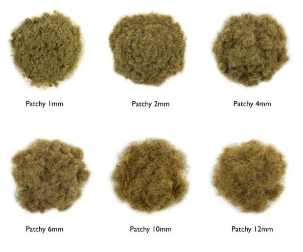 WWS 4mm Patchy Static Grass - 500ml Canister